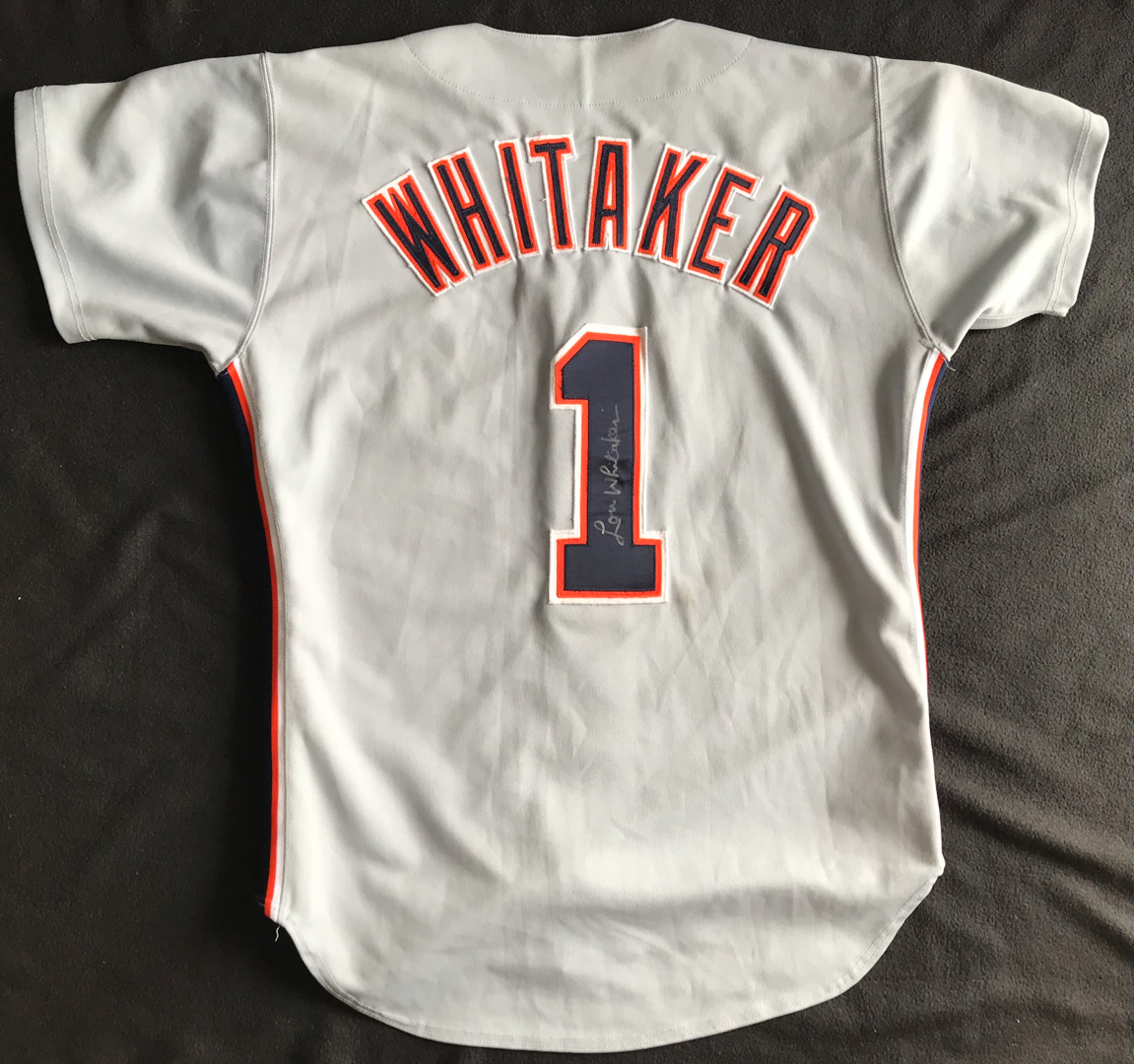 Lou Whitaker Signed 1994 Tigers Game-Used Jersey (Mears LOO & JSA ALOA) at PristineAuction.com Lou Whitaker Signed 1994 Tigers Game-Used Jersey (Mears LOO & JSA ALOA) at PristineAuction.com