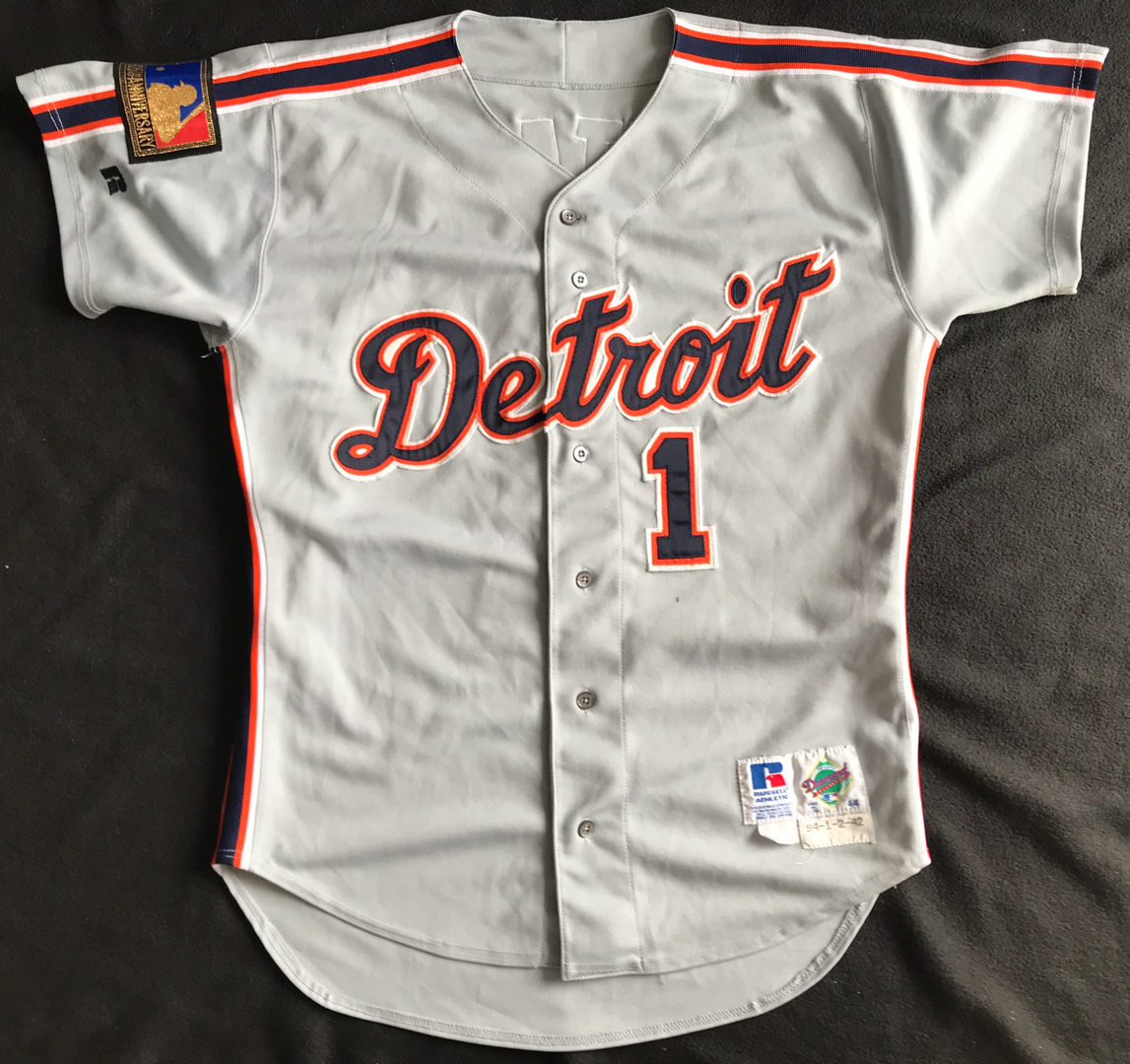 Lou Whitaker Signed 1994 Tigers Game-Used Jersey (Mears LOO & JSA ALOA) at PristineAuction.com Lou Whitaker Signed 1994 Tigers Game-Used Jersey (Mears LOO & JSA ALOA) at PristineAuction.com