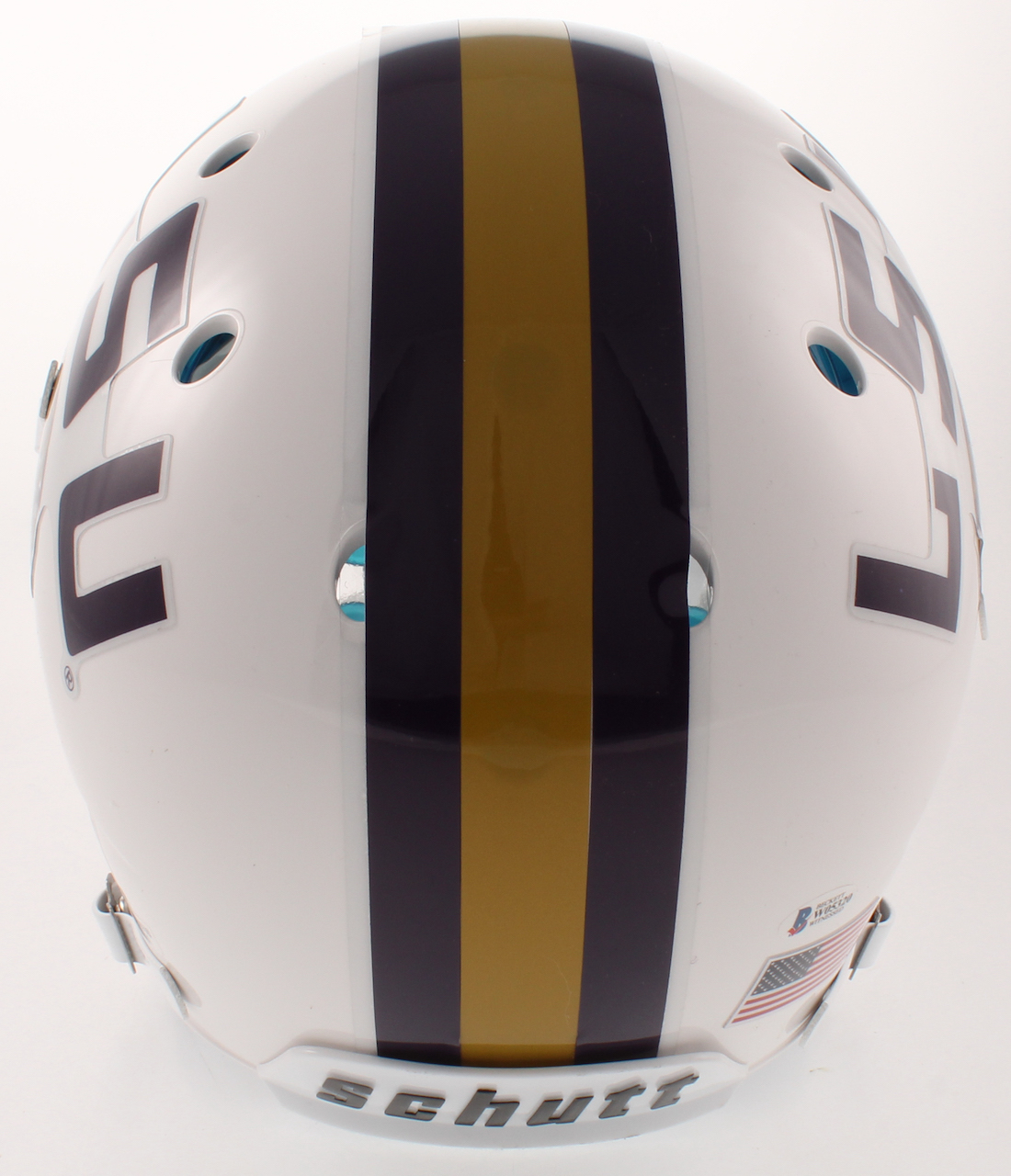 Joe Burrow Signed LSU Tigers Full-Size Authentic On-Field Helmet Inscribed "2019 Heisman" (Beckett COA) at PristineAuction.com Joe Burrow Signed LSU Tigers Full-Size Authentic On-Field Helmet Inscribed "2019 Heisman" (Beckett COA) at PristineAuction.com