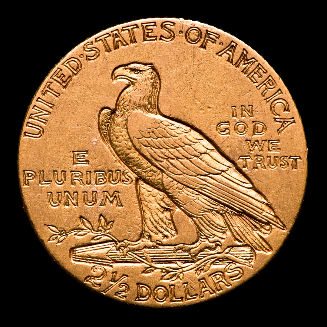 1909 $2.50 Indian Head Quarter Eagle Gold Coin at PristineAuction.com 1909 $2.50 Indian Head Quarter Eagle Gold Coin at PristineAuction.com