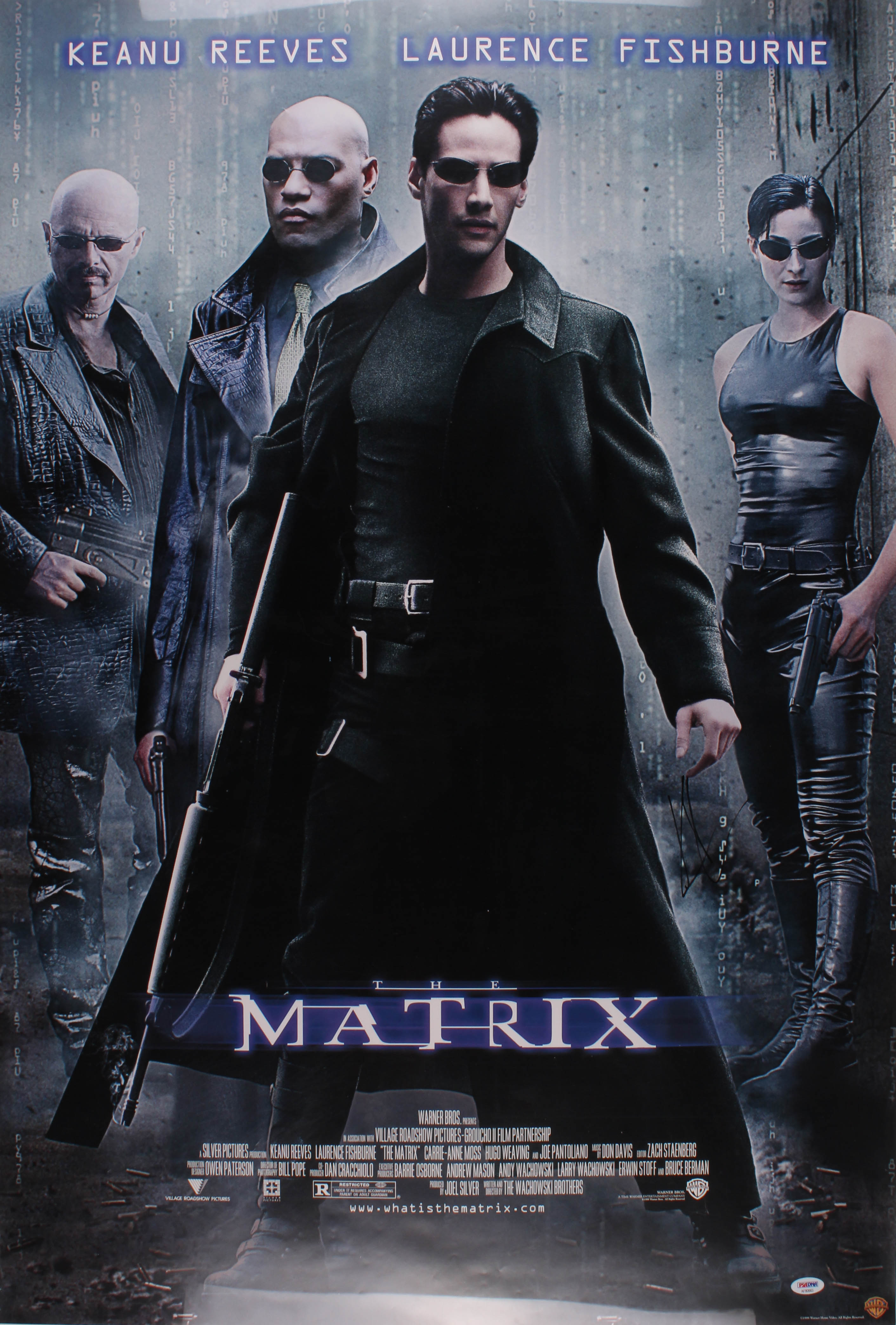 Keanu Reeves Signed "The Matrix" 27x40 Movie Poster (PSA Hologram) at PristineAuction.com Keanu Reeves Signed "The Matrix" 27x40 Movie Poster (PSA Hologram) at PristineAuction.com