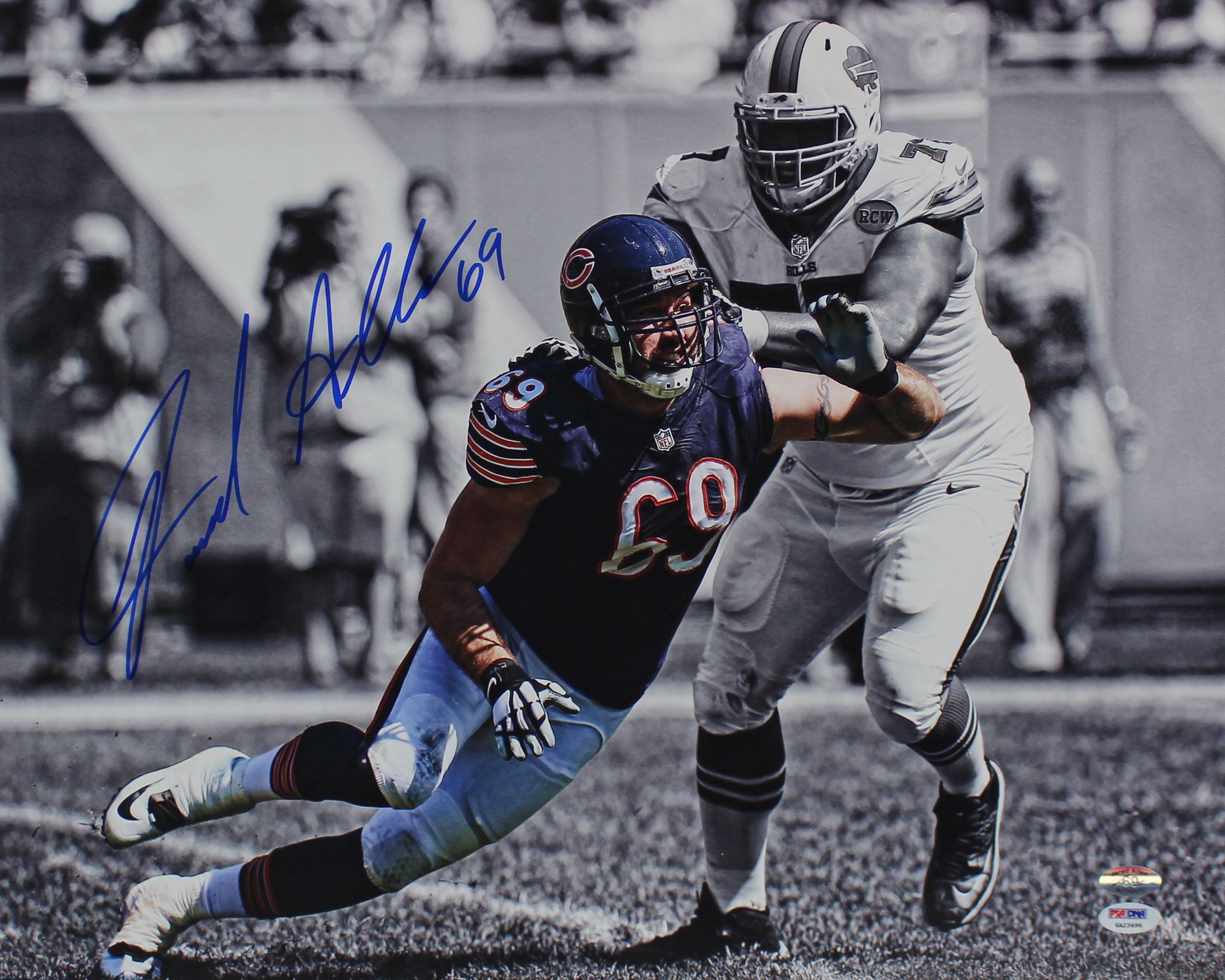 Jared Allen Signed Bears 16x20 Photo (PSA COA & Allen Hologram) at PristineAuction.com Jared Allen Signed Bears 16x20 Photo (PSA COA & Allen Hologram) at PristineAuction.com