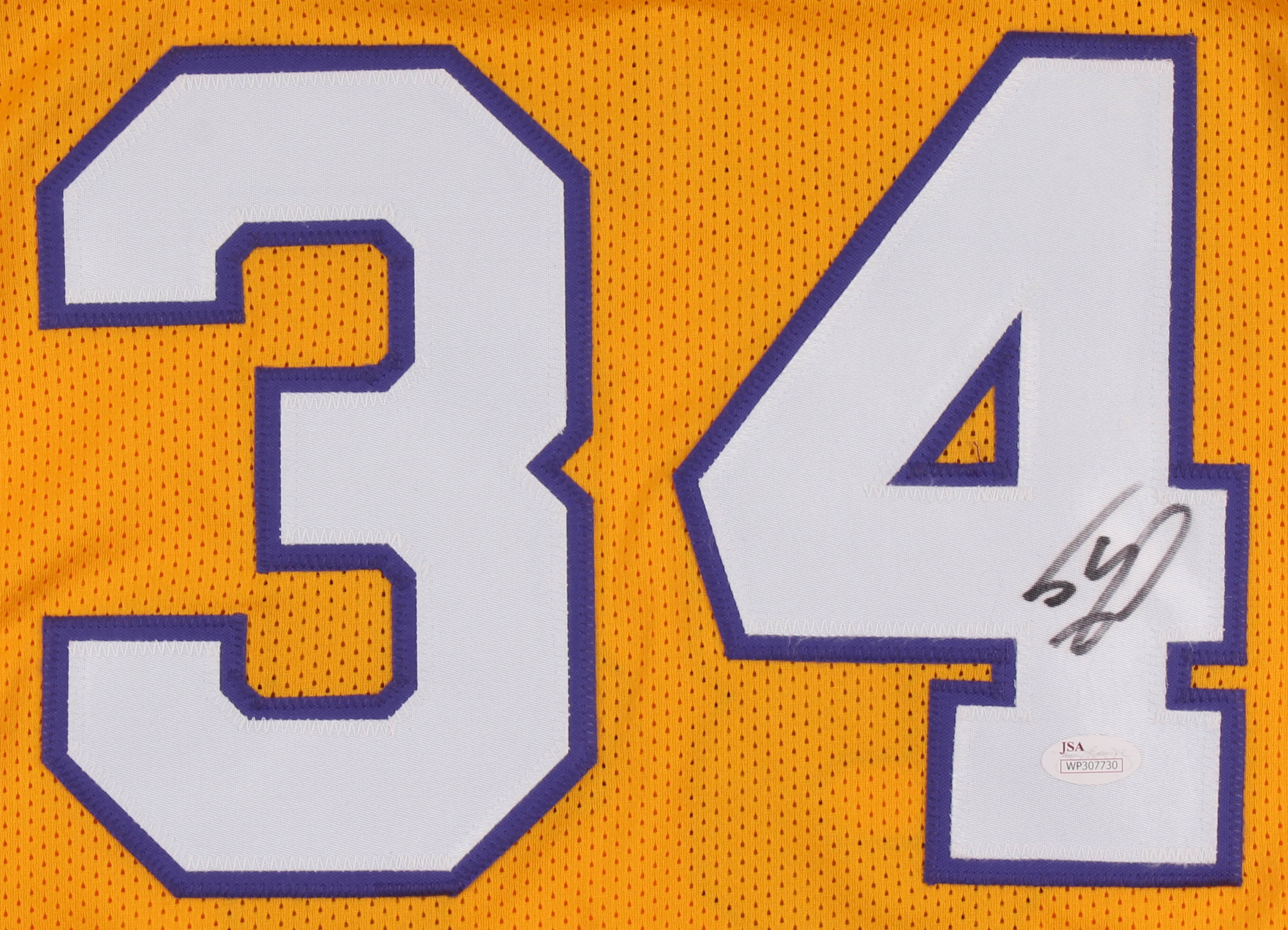 Shaquille O'Neal Signed Jersey (JSA COA) at PristineAuction.com Shaquille O'Neal Signed Jersey (JSA COA) at PristineAuction.com