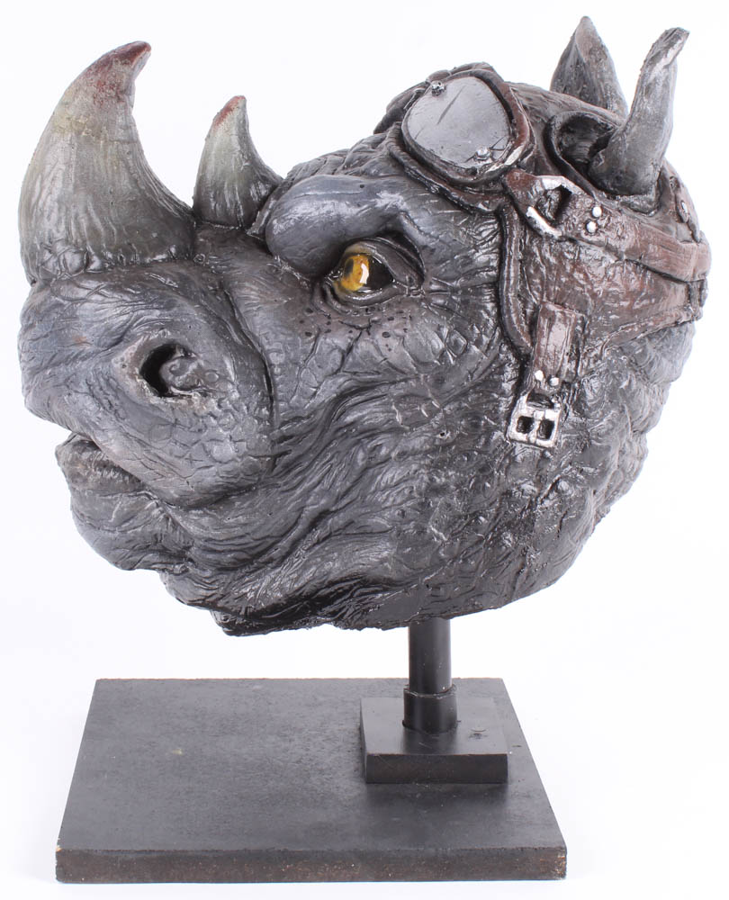 Kevin Eastman Signed "Teenage Mutant Ninja Turtles" - Rocksteady - Life-Size Hand-Painted Sculpture by Tate Steinsiek (PA COA) (1/1) at PristineAuction.com Kevin Eastman Signed "Teenage Mutant Ninja Turtles" - Rocksteady - Life-Size Hand-Painted Sculpture by Tate Steinsiek (PA COA) (1/1) at PristineAuction.com