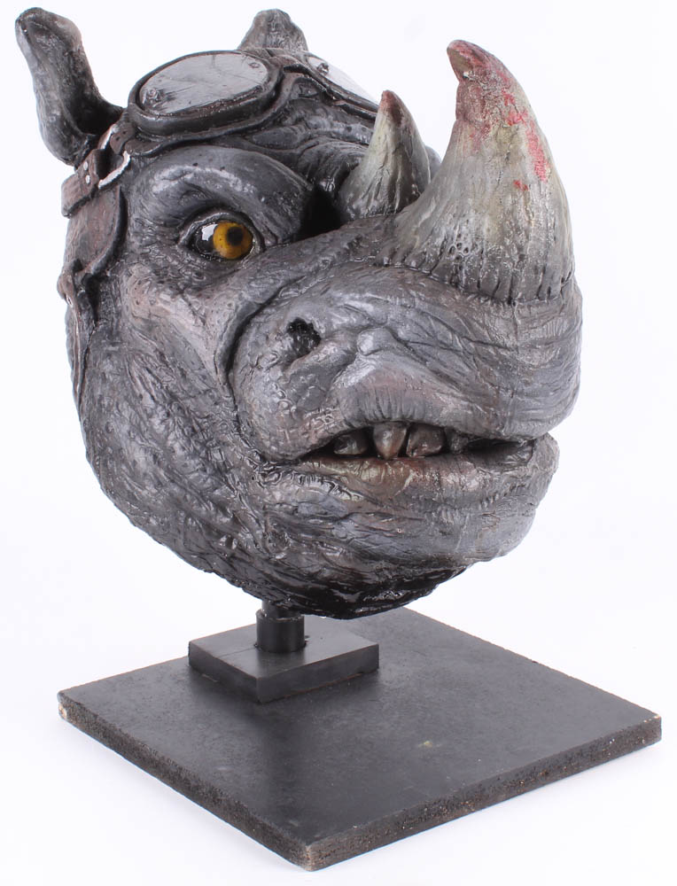 Kevin Eastman Signed "Teenage Mutant Ninja Turtles" - Rocksteady - Life-Size Hand-Painted Sculpture by Tate Steinsiek (PA COA) (1/1) at PristineAuction.com Kevin Eastman Signed "Teenage Mutant Ninja Turtles" - Rocksteady - Life-Size Hand-Painted Sculpture by Tate Steinsiek (PA COA) (1/1) at PristineAuction.com