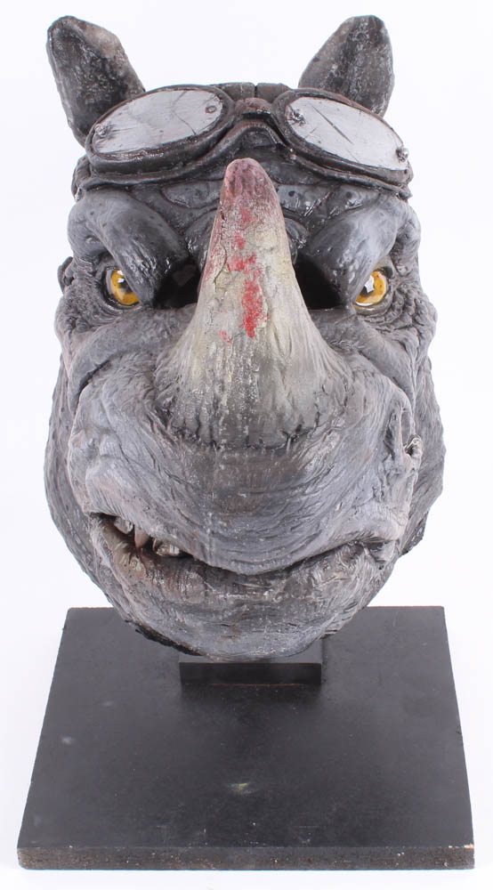 Kevin Eastman Signed "Teenage Mutant Ninja Turtles" - Rocksteady - Life-Size Hand-Painted Sculpture by Tate Steinsiek (PA COA) (1/1) at PristineAuction.com Kevin Eastman Signed "Teenage Mutant Ninja Turtles" - Rocksteady - Life-Size Hand-Painted Sculpture by Tate Steinsiek (PA COA) (1/1) at PristineAuction.com