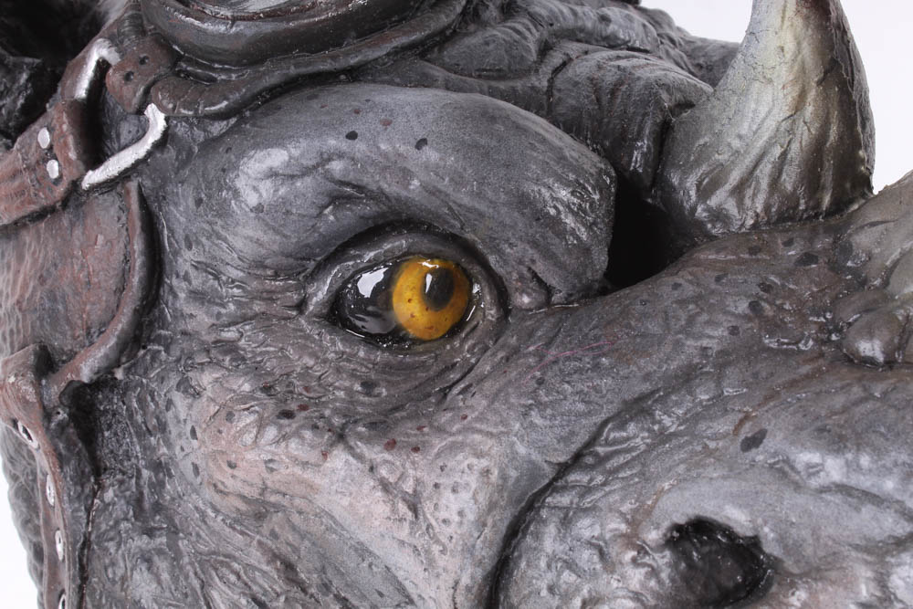 Kevin Eastman Signed "Teenage Mutant Ninja Turtles" - Rocksteady - Life-Size Hand-Painted Sculpture by Tate Steinsiek (PA COA) (1/1) at PristineAuction.com Kevin Eastman Signed "Teenage Mutant Ninja Turtles" - Rocksteady - Life-Size Hand-Painted Sculpture by Tate Steinsiek (PA COA) (1/1) at PristineAuction.com