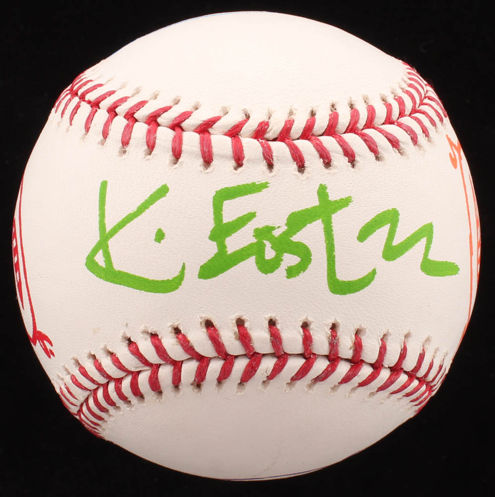 Kevin Eastman Signed OML Baseball with (4) Hand-Drawn Sketches (JSA COA) at PristineAuction.com Kevin Eastman Signed OML Baseball with (4) Hand-Drawn Sketches (JSA COA) at PristineAuction.com