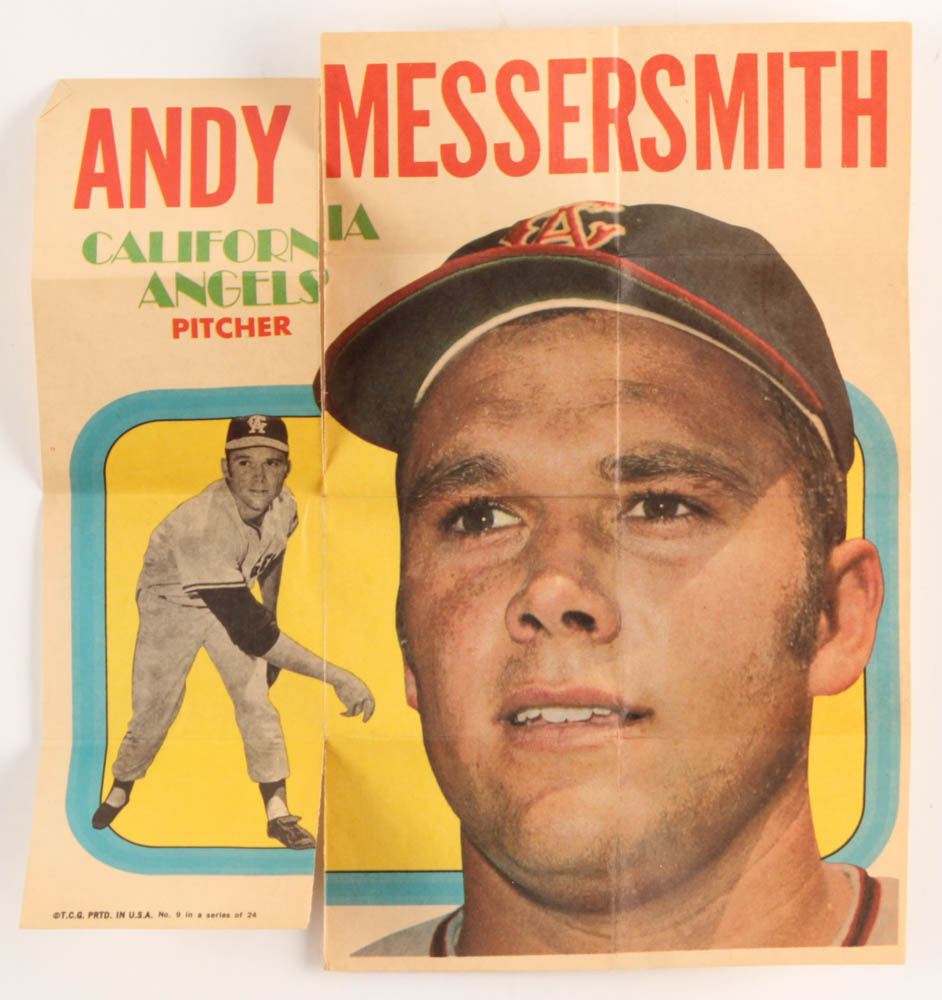 Lot of (11) 1970 Topps Posters Inserts Baseball Cards with 23 Bert