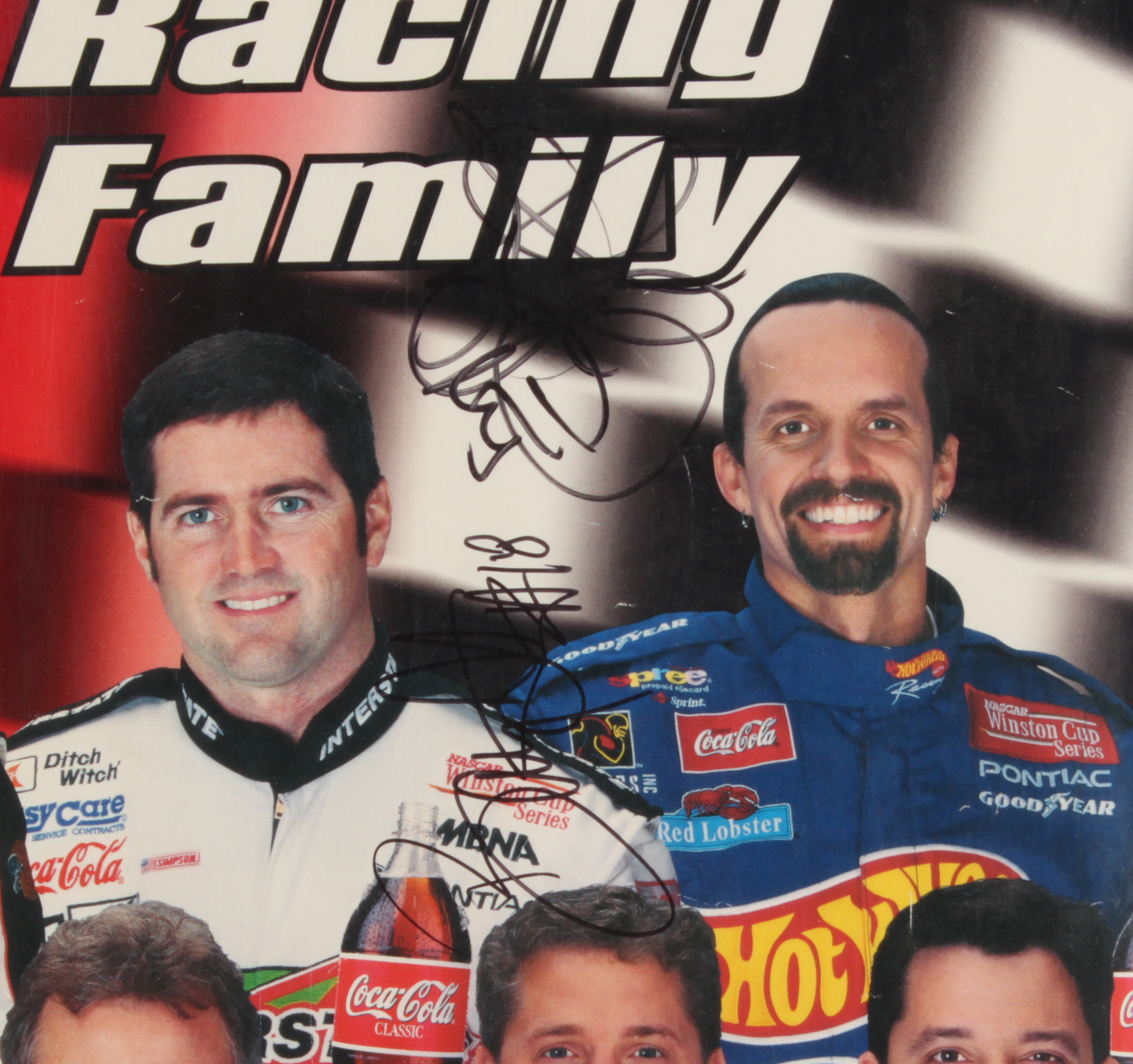 NASCAR "Coca Cola Racing Family" 16x21 Poster Signed by (5) with Tony Stewart, Richard Petty, Dale Jarrett, Bobby Labonte & Steve Park (JSA COA) at PristineAuction.com NASCAR "Coca Cola Racing Family" 16x21 Poster Signed by (5) with Tony Stewart, Richard Petty, Dale Jarrett, Bobby Labonte & Steve Park (JSA COA) at PristineAuction.com