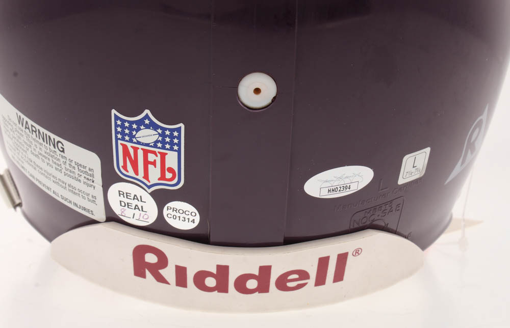 Daunte Culpepper Signed Vikings Full-Size Authentic On-Field Helmet (JSA COA & Real Deal COA) at PristineAuction.com Daunte Culpepper Signed Vikings Full-Size Authentic On-Field Helmet (JSA COA & Real Deal COA) at PristineAuction.com
