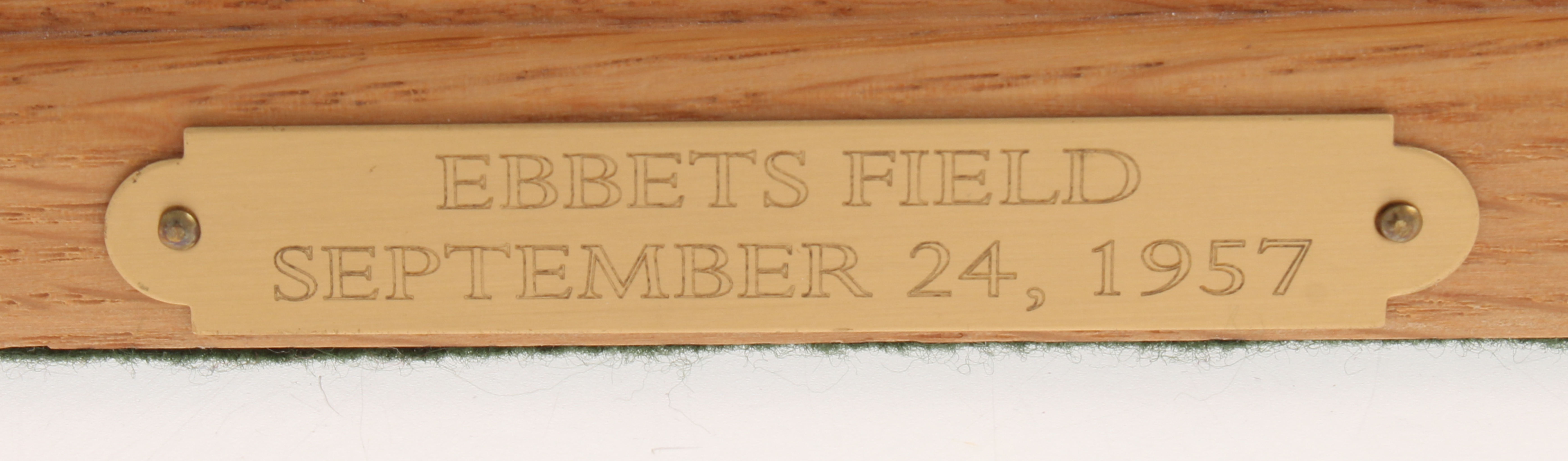 LE 1957 Ebbets Field Schaefer Pastime Scoreboard at PristineAuction.com LE 1957 Ebbets Field Schaefer Pastime Scoreboard at PristineAuction.com