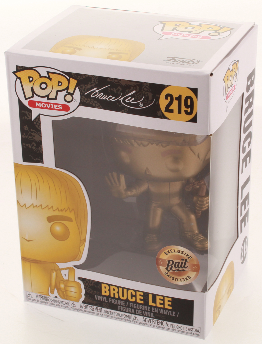 "Bruce Lee" #219 Funko Pop! Vinyl Figure at PristineAuction.com "Bruce Lee" #219 Funko Pop! Vinyl Figure at PristineAuction.com
