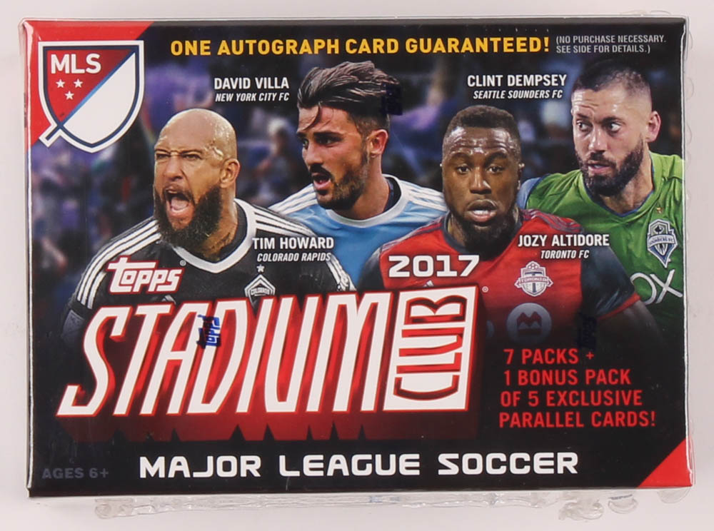2017 Topps Stadium Club Soccer Blaster Box of (54) Cards at PristineAuction.com 2017 Topps Stadium Club Soccer Blaster Box of (54) Cards at PristineAuction.com