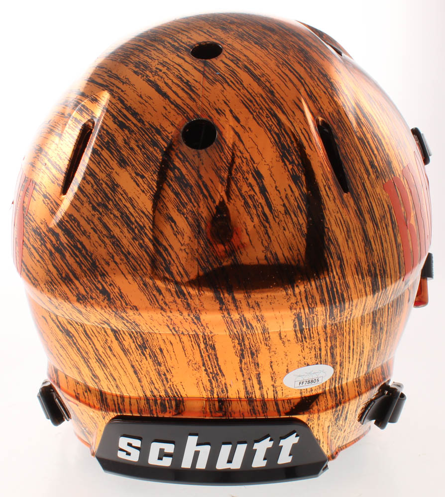 Nick Chubb Signed Browns Full-Size Authentic On-Field Hydro-Dipped Vengeance Helmet with Silver Visor (JSA COA) at PristineAuction.com Nick Chubb Signed Browns Full-Size Authentic On-Field Hydro-Dipped Vengeance Helmet with Silver Visor (JSA COA) at PristineAuction.com