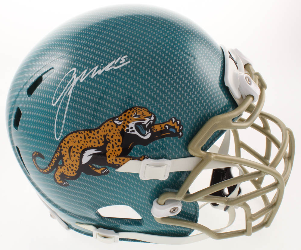 Gardner Minshew Signed Jaguars Full-Size Authentic On-Field Hydro-Dipped Youth Helmet (Beckett COA) at PristineAuction.com Gardner Minshew Signed Jaguars Full-Size Authentic On-Field Hydro-Dipped Youth Helmet (Beckett COA) at PristineAuction.com