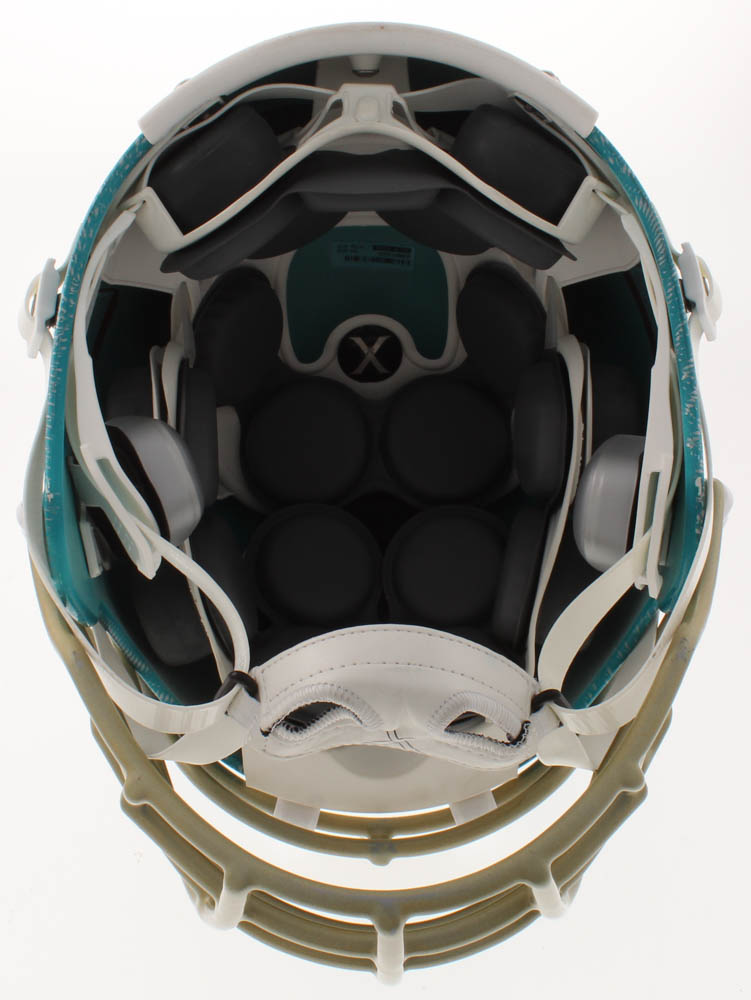 Gardner Minshew Signed Jaguars Full-Size Authentic On-Field Hydro-Dipped Youth Helmet (Beckett COA) at PristineAuction.com Gardner Minshew Signed Jaguars Full-Size Authentic On-Field Hydro-Dipped Youth Helmet (Beckett COA) at PristineAuction.com