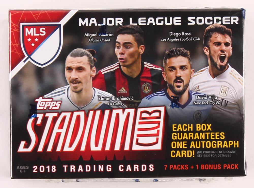 2018 Topps Stadium Club MLS Soccer Blaster Box of (53) Cards at PristineAuction.com 2018 Topps Stadium Club MLS Soccer Blaster Box of (53) Cards at PristineAuction.com
