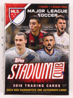 2018 Topps Stadium Club MLS Soccer Blaster Box of (53) Cards at PristineAuction.com