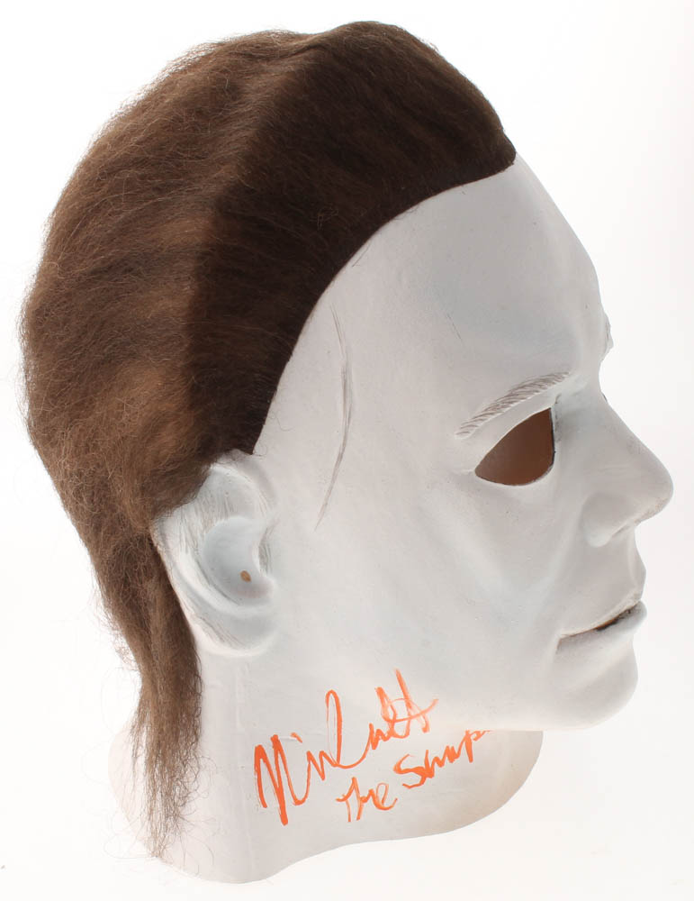 Nick Castle Signed "Halloween" Michael Myers Mask Inscribed "The Shape" (Radtke COA) at PristineAuction.com Nick Castle Signed "Halloween" Michael Myers Mask Inscribed "The Shape" (Radtke COA) at PristineAuction.com