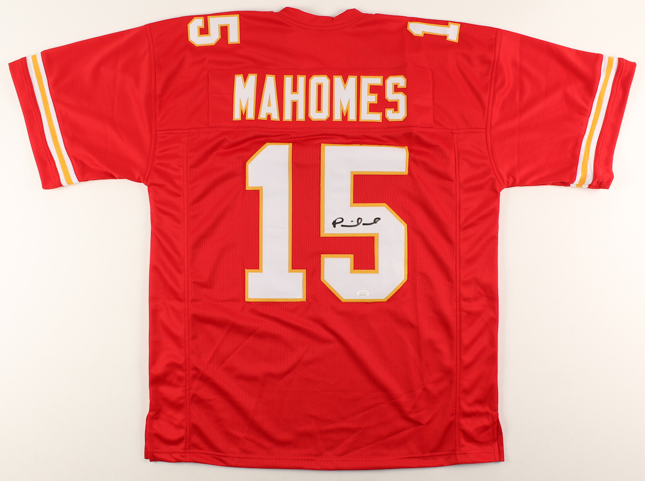 Patrick Mahomes Signed Jersey (JSA COA) at PristineAuction.com Patrick Mahomes Signed Jersey (JSA COA) at PristineAuction.com