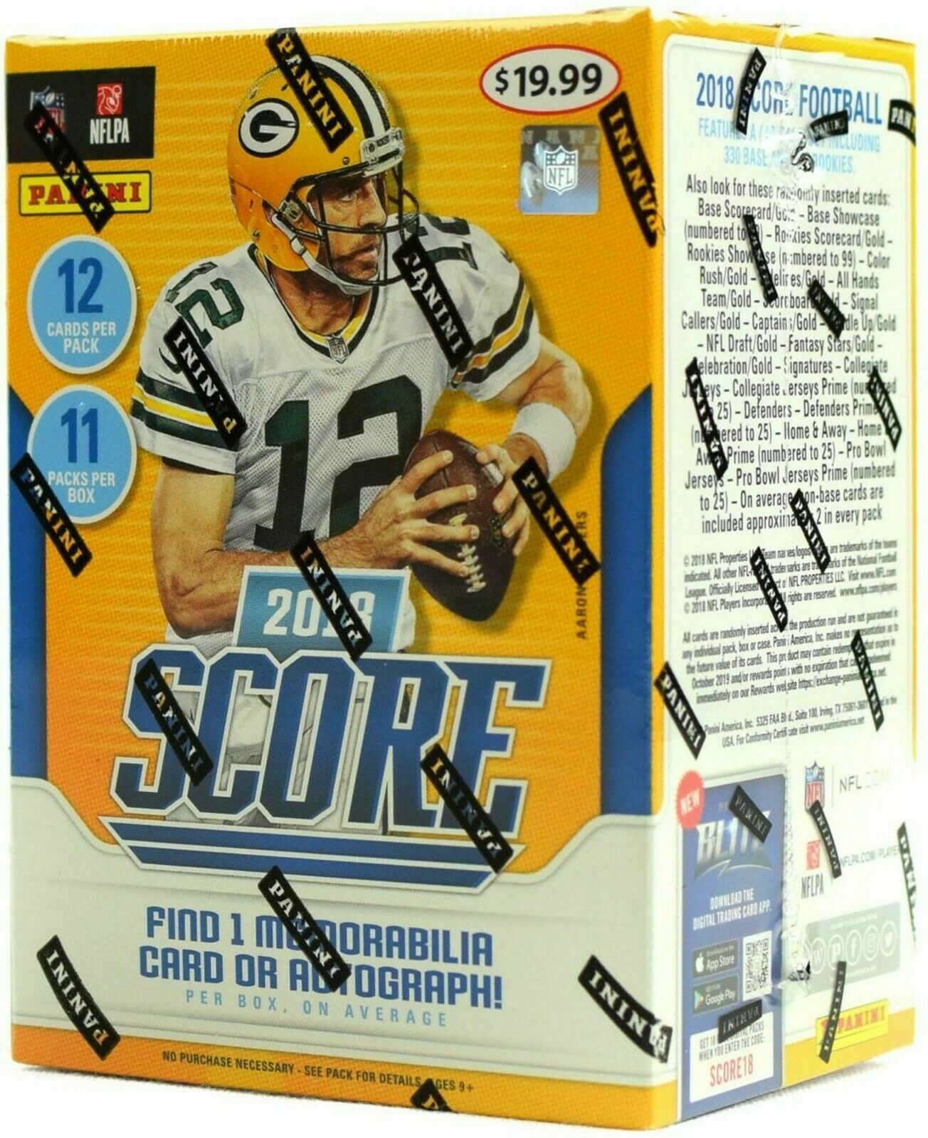 2018 Score Football Blaster Box with (11) Packs at PristineAuction.com 2018 Score Football Blaster Box with (11) Packs at PristineAuction.com