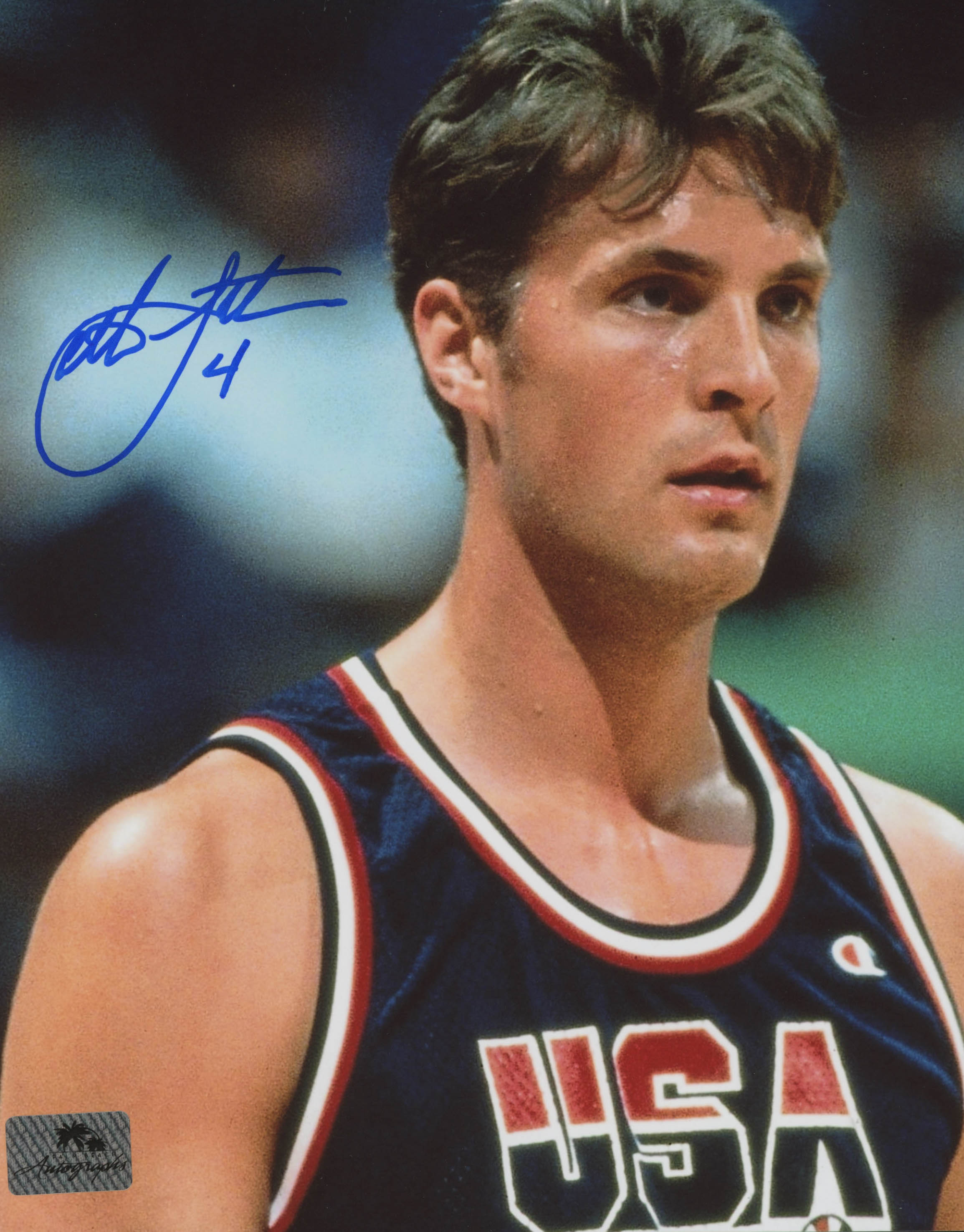 Christian Laettner Signed Team USA 8x10 Photo (Palm Beach COA) at PristineAuction.com Christian Laettner Signed Team USA 8x10 Photo (Palm Beach COA) at PristineAuction.com