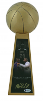 Magic Johnson Signed Lakers 14&rdquo; Championship Basketball Trophy (Beckett) at PristineAuction.com