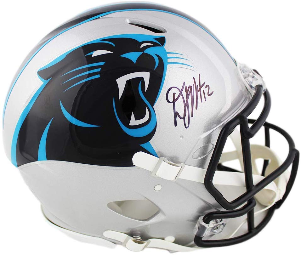 DJ Moore Signed Panthers Full-Size Authentic On-Field Speed Helmet (JSA COA) at PristineAuction.com DJ Moore Signed Panthers Full-Size Authentic On-Field Speed Helmet (JSA COA) at PristineAuction.com