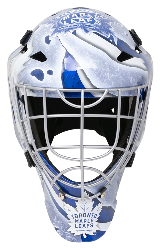 Frederik Andersen Signed Maple Leafs Full-Size Goalie Mask (Fanatics Hologram) at PristineAuction.com Frederik Andersen Signed Maple Leafs Full-Size Goalie Mask (Fanatics Hologram) at PristineAuction.com