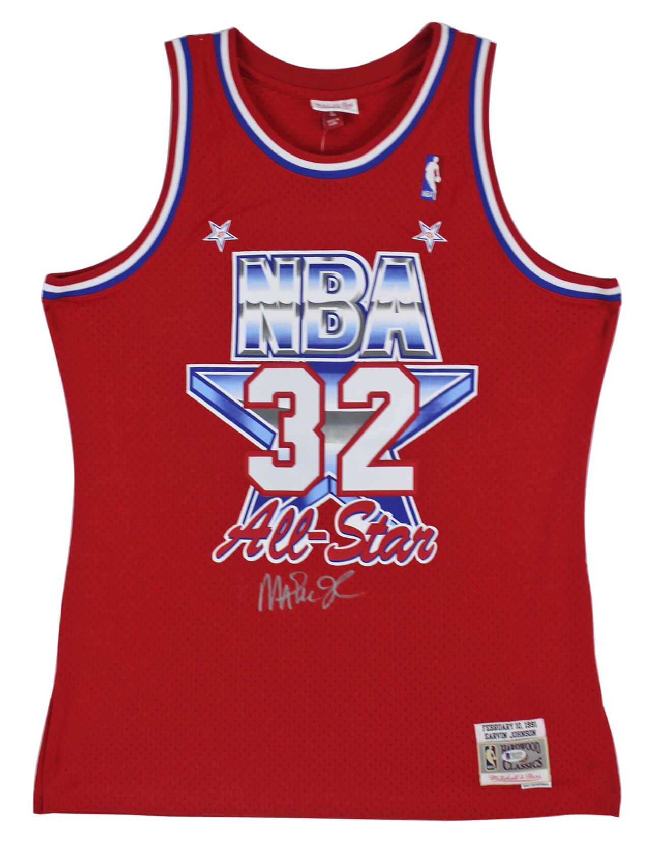 Magic Johnson Signed 1991 NBA All-Star Jersey (Beckett COA) at PristineAuction.com Magic Johnson Signed 1991 NBA All-Star Jersey (Beckett COA) at PristineAuction.com