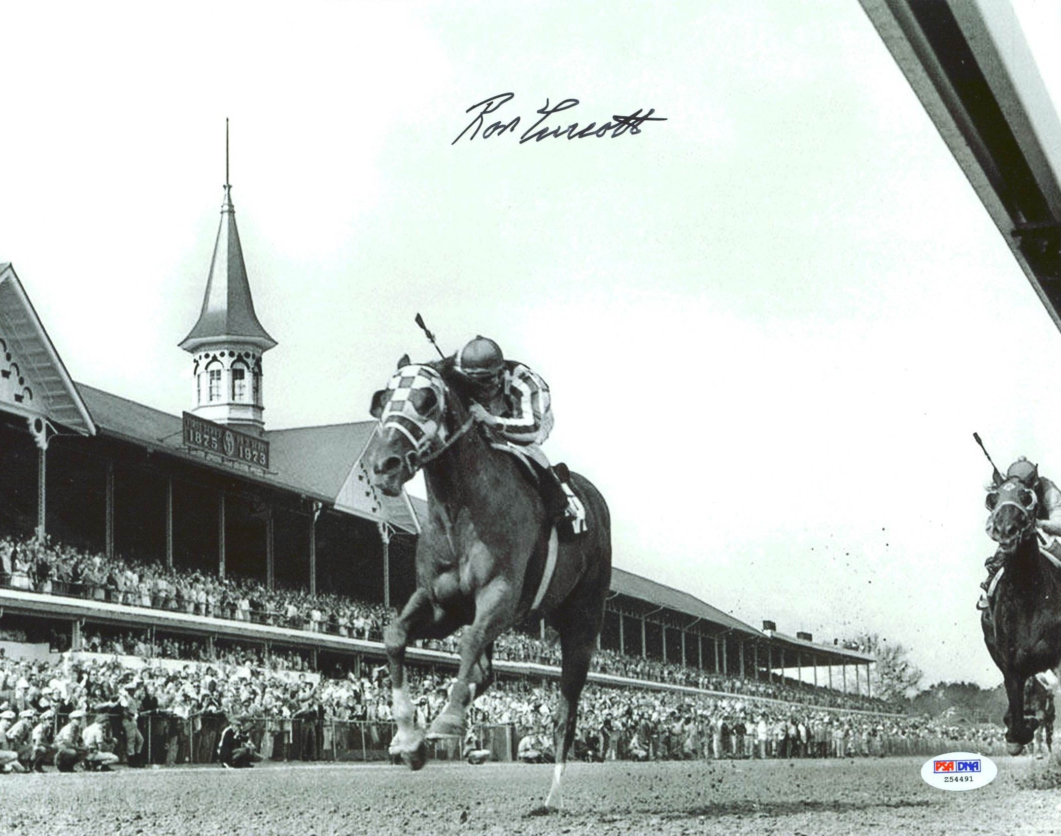 Ron Turcotte Signed 1973 Kentucky Derby 11x14 Photo with Secretariat (PSA COA) at PristineAuction.com Ron Turcotte Signed 1973 Kentucky Derby 11x14 Photo with Secretariat (PSA COA) at PristineAuction.com