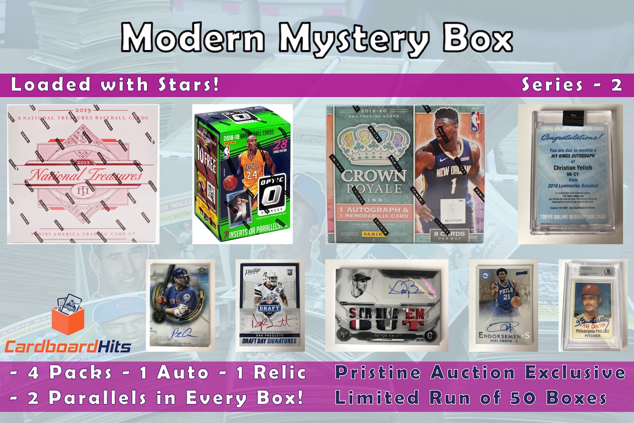 Cardboard Hits Modern Mystery Box - Series 2 at PristineAuction.com Cardboard Hits Modern Mystery Box - Series 2 at PristineAuction.com
