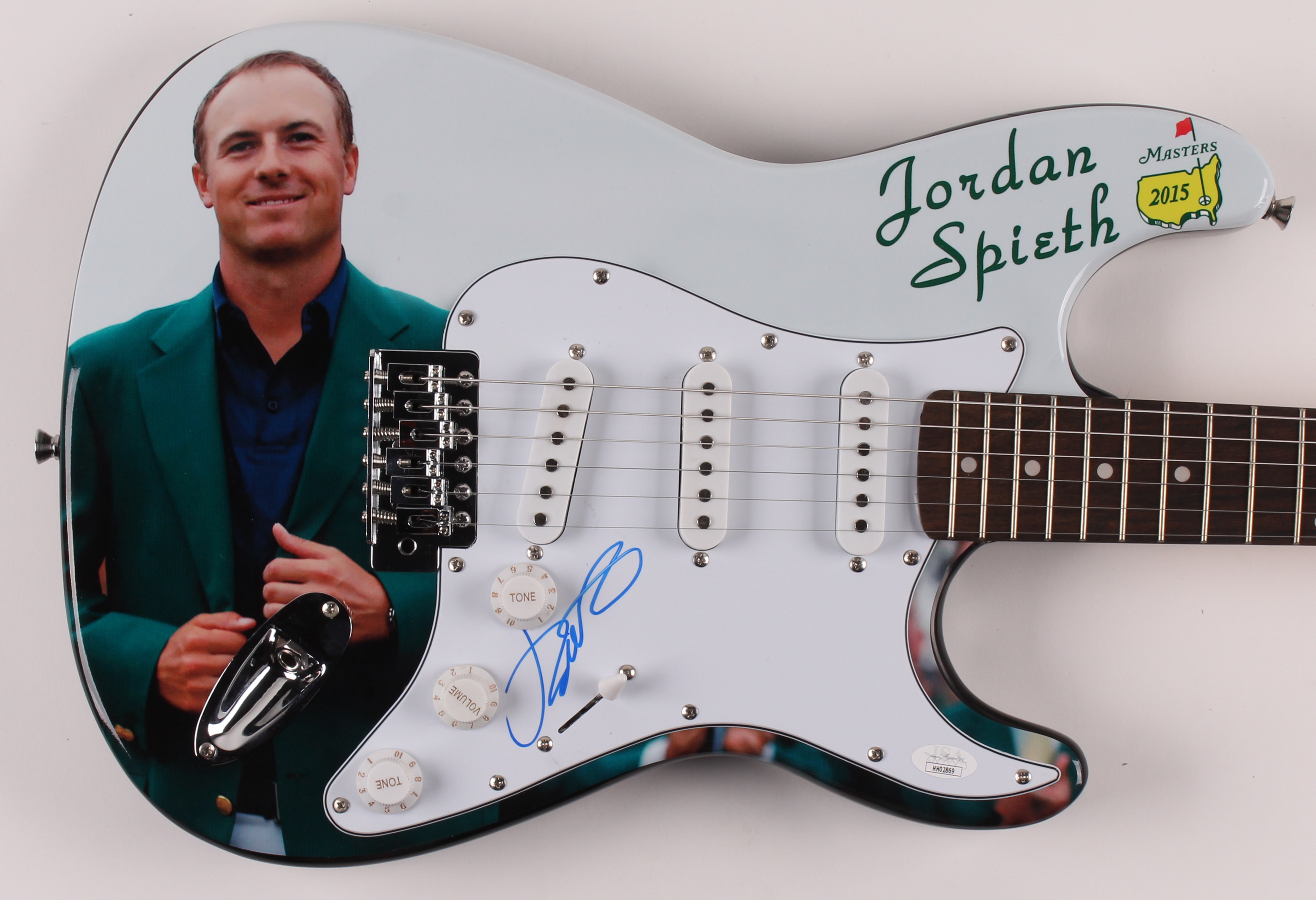 Jordan Spieth Signed 39" Electric Guitar (JSA COA) at PristineAuction.com Jordan Spieth Signed 39" Electric Guitar (JSA COA) at PristineAuction.com