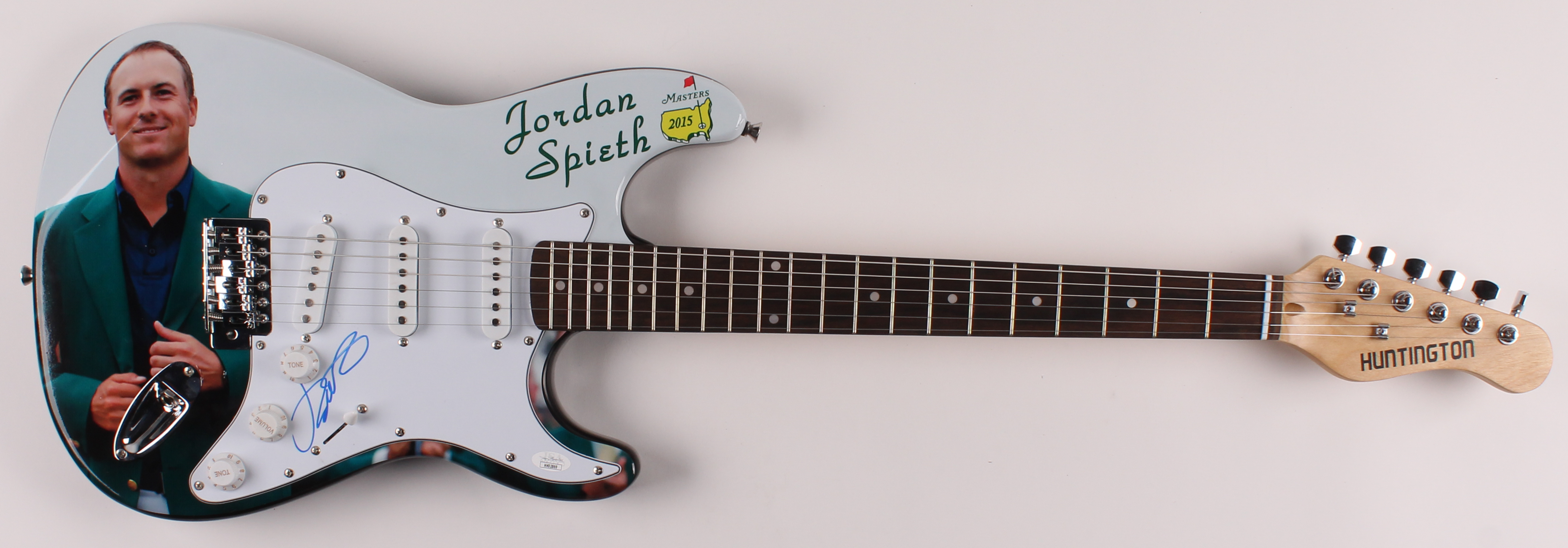 Jordan Spieth Signed 39" Electric Guitar (JSA COA) at PristineAuction.com Jordan Spieth Signed 39" Electric Guitar (JSA COA) at PristineAuction.com