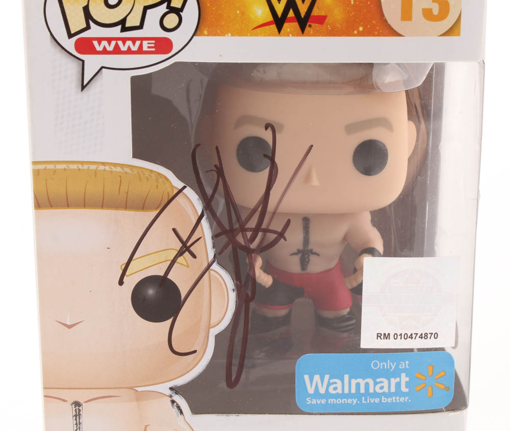 Brock Lesnar Signed WWE #13 Funko Pop! Vinyl Figure (PSA Hologram) at PristineAuction.com Brock Lesnar Signed WWE #13 Funko Pop! Vinyl Figure (PSA Hologram) at PristineAuction.com