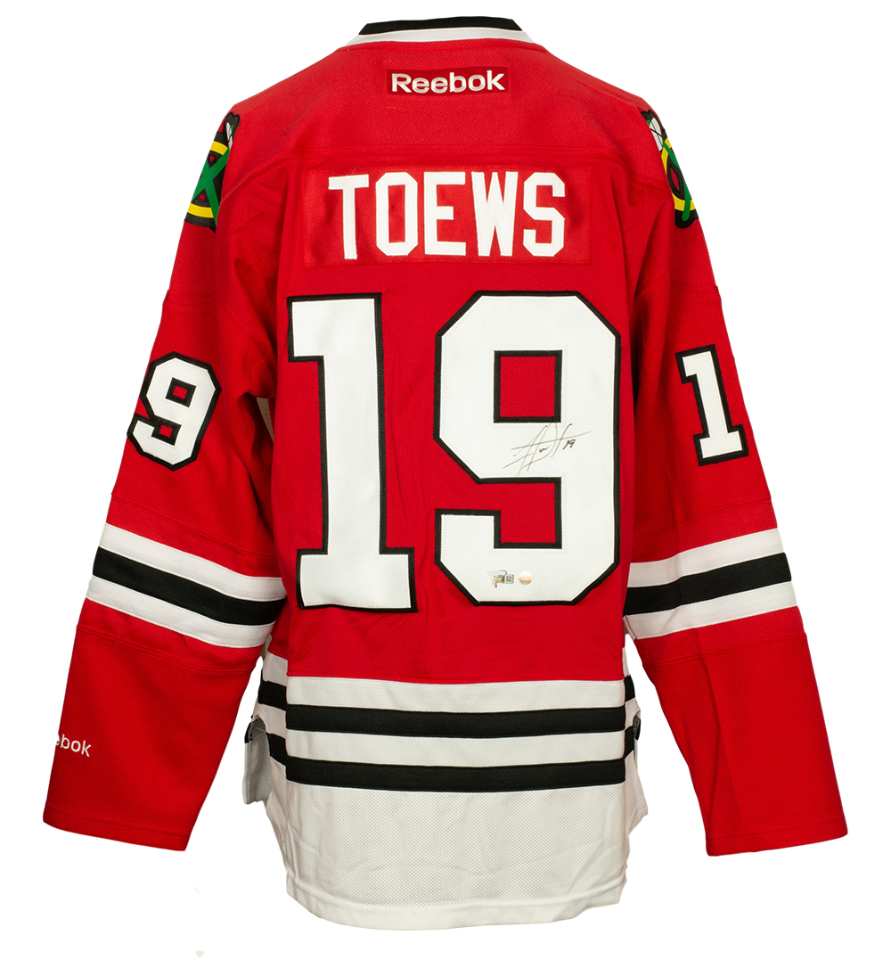 Jonathan Toews Signed Blackhawks Jersey (Fanatics Hologram & FSM Hologram) at PristineAuction.com Jonathan Toews Signed Blackhawks Jersey (Fanatics Hologram & FSM Hologram) at PristineAuction.com