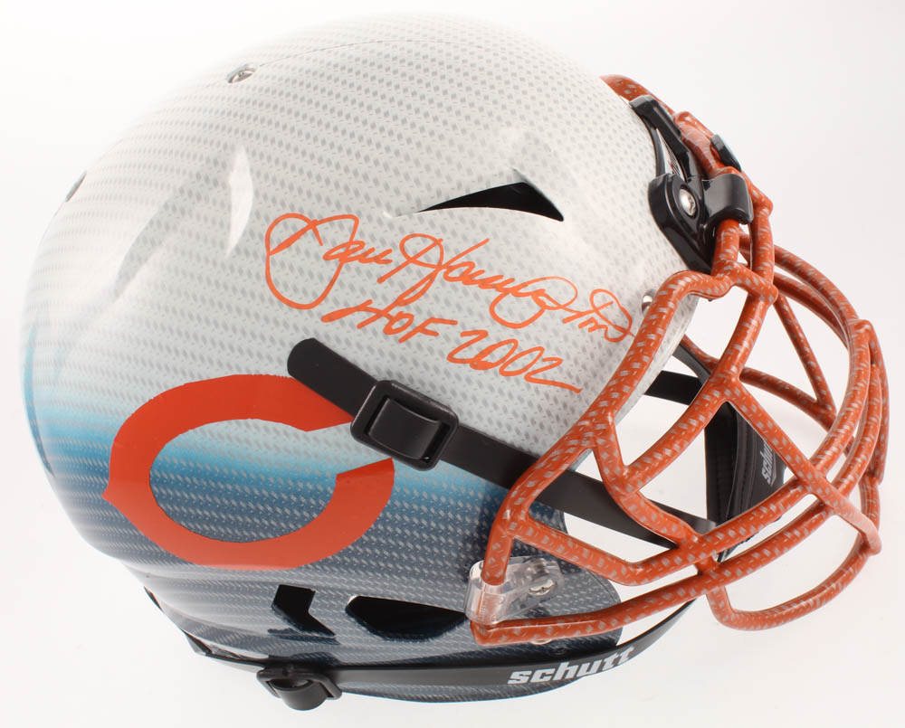 Dan Hampton Signed Bears Full-Size Authentic On-Field Hydro-Dipped Vengeance Helmet Inscribed "HOF 2002" (Beckett COA) at PristineAuction.com Dan Hampton Signed Bears Full-Size Authentic On-Field Hydro-Dipped Vengeance Helmet Inscribed "HOF 2002" (Beckett COA) at PristineAuction.com