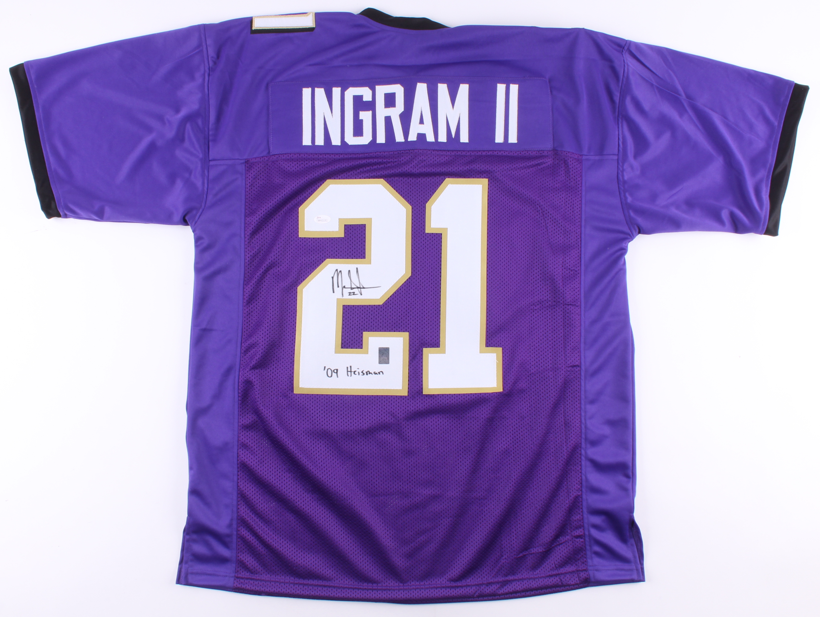 Mark Ingram Jr. Signed Jersey Inscribed "Heisman '09" (JSA Hologram & Ingram Hologram) at PristineAuction.com Mark Ingram Jr. Signed Jersey Inscribed "Heisman '09" (JSA Hologram & Ingram Hologram) at PristineAuction.com