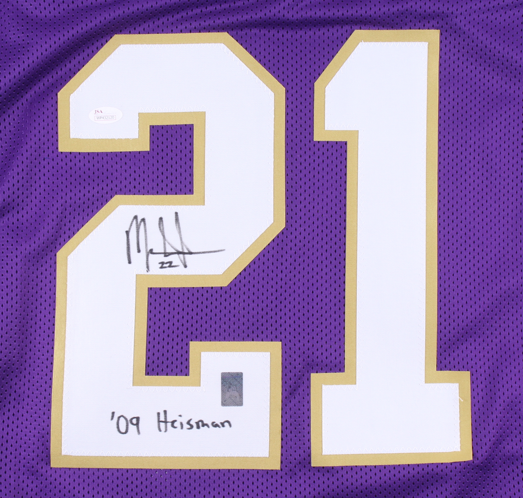 Mark Ingram Jr. Signed Jersey Inscribed "Heisman '09" (JSA Hologram & Ingram Hologram) at PristineAuction.com Mark Ingram Jr. Signed Jersey Inscribed "Heisman '09" (JSA Hologram & Ingram Hologram) at PristineAuction.com