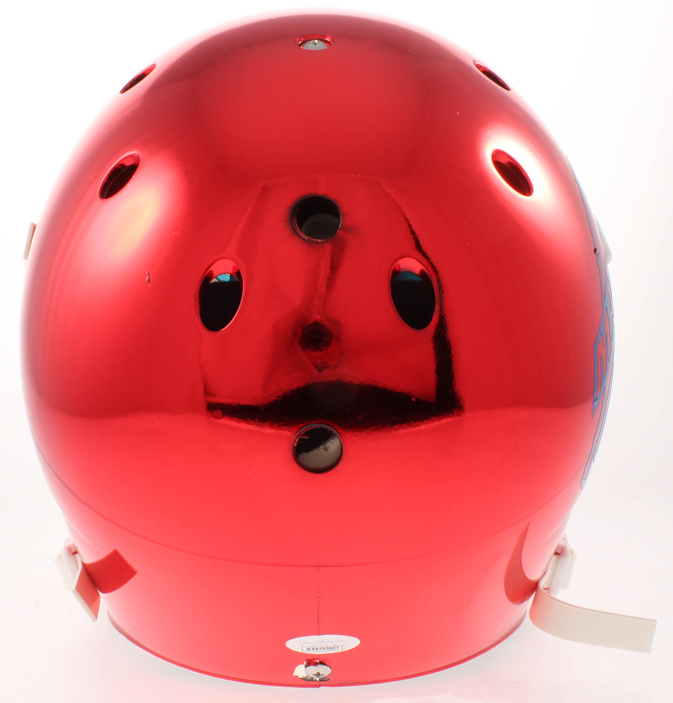 John "Smokey" Brown Signed Bills Full-Size Authentic On-Field Chrome Helmet (JSA COA) at PristineAuction.com John "Smokey" Brown Signed Bills Full-Size Authentic On-Field Chrome Helmet (JSA COA) at PristineAuction.com