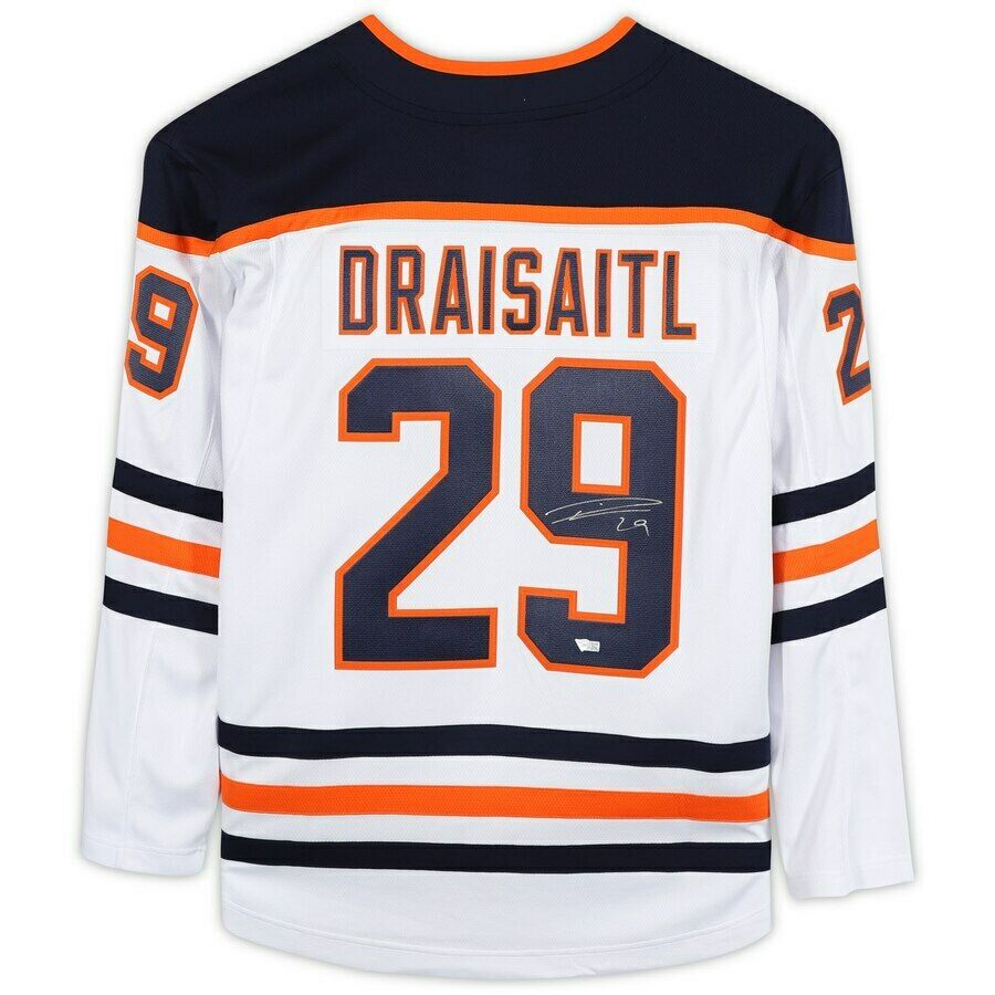 Leon Draisaitl Signed Oilers Jersey (Fanatics Hologram) at PristineAuction.com Leon Draisaitl Signed Oilers Jersey (Fanatics Hologram) at PristineAuction.com