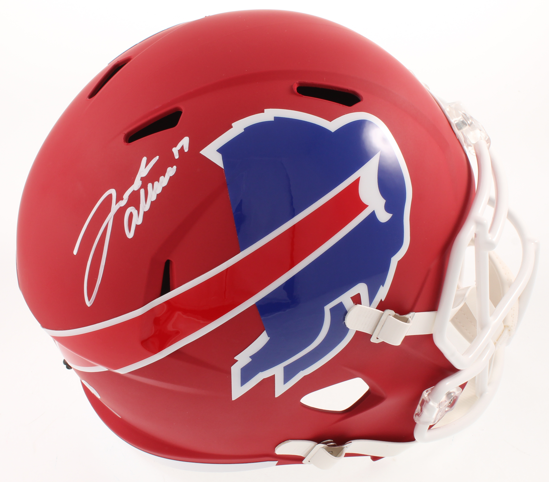Josh Allen Signed Bills Full-Size AMP Alternate Speed Helmet (JSA COA) at PristineAuction.com Josh Allen Signed Bills Full-Size AMP Alternate Speed Helmet (JSA COA) at PristineAuction.com