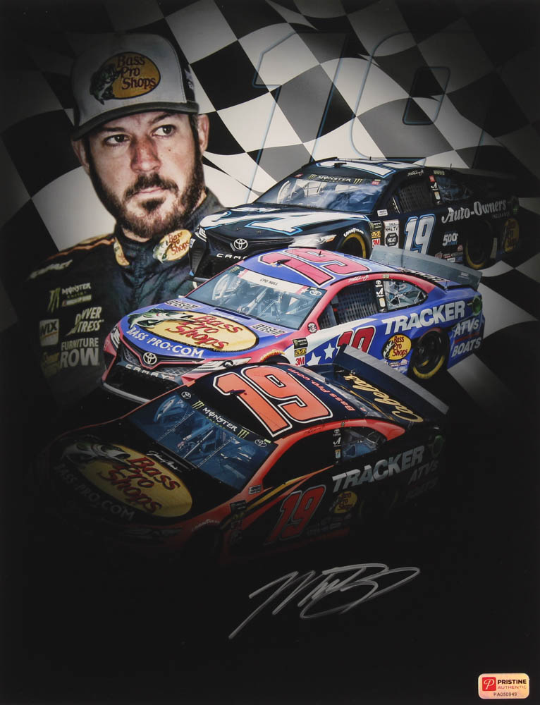 Martin Truex Jr. Signed NASCAR #19 11x14 Photo (PA COA) at PristineAuction.com Martin Truex Jr. Signed NASCAR #19 11x14 Photo (PA COA) at PristineAuction.com
