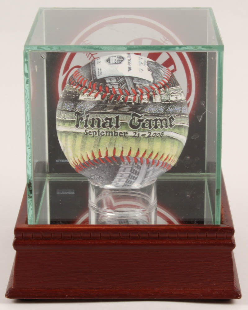 Yankees Commemorative Final Game at Yankee Stadium Baseball with Display Case at PristineAuction.com Yankees Commemorative Final Game at Yankee Stadium Baseball with Display Case at PristineAuction.com