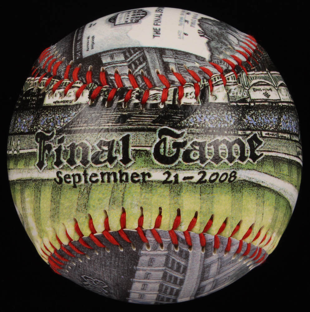 Yankees Commemorative Final Game at Yankee Stadium Baseball with Display Case at PristineAuction.com Yankees Commemorative Final Game at Yankee Stadium Baseball with Display Case at PristineAuction.com