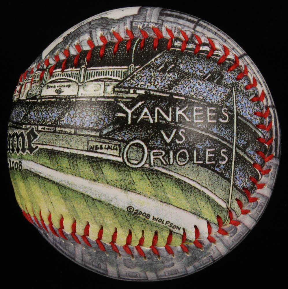 Yankees Commemorative Final Game at Yankee Stadium Baseball with Display Case at PristineAuction.com Yankees Commemorative Final Game at Yankee Stadium Baseball with Display Case at PristineAuction.com