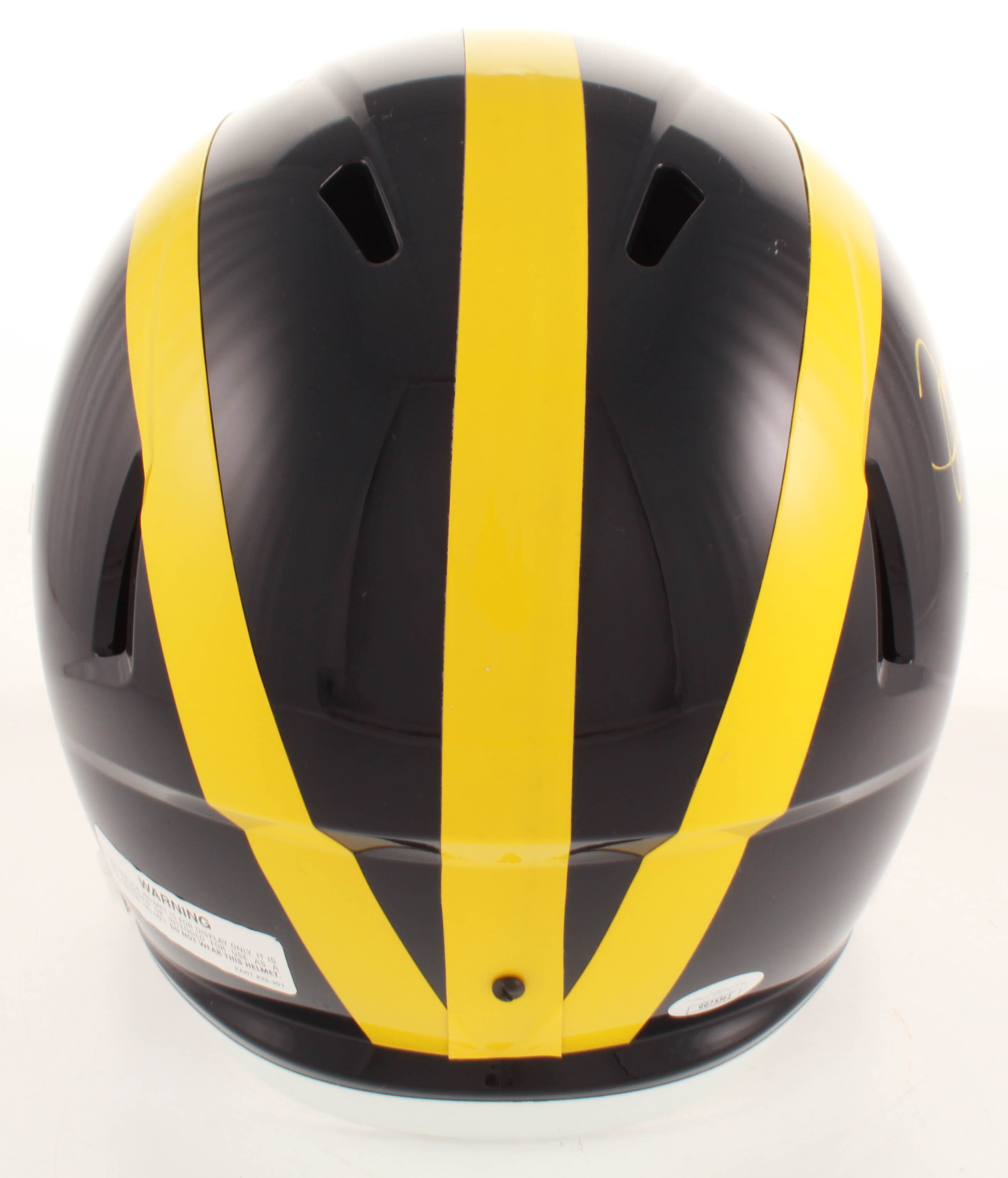Jim Harbaugh Signed Michigan Wolverines Full-Size Speed Helmet (JSA Hologram) at PristineAuction.com Jim Harbaugh Signed Michigan Wolverines Full-Size Speed Helmet (JSA Hologram) at PristineAuction.com