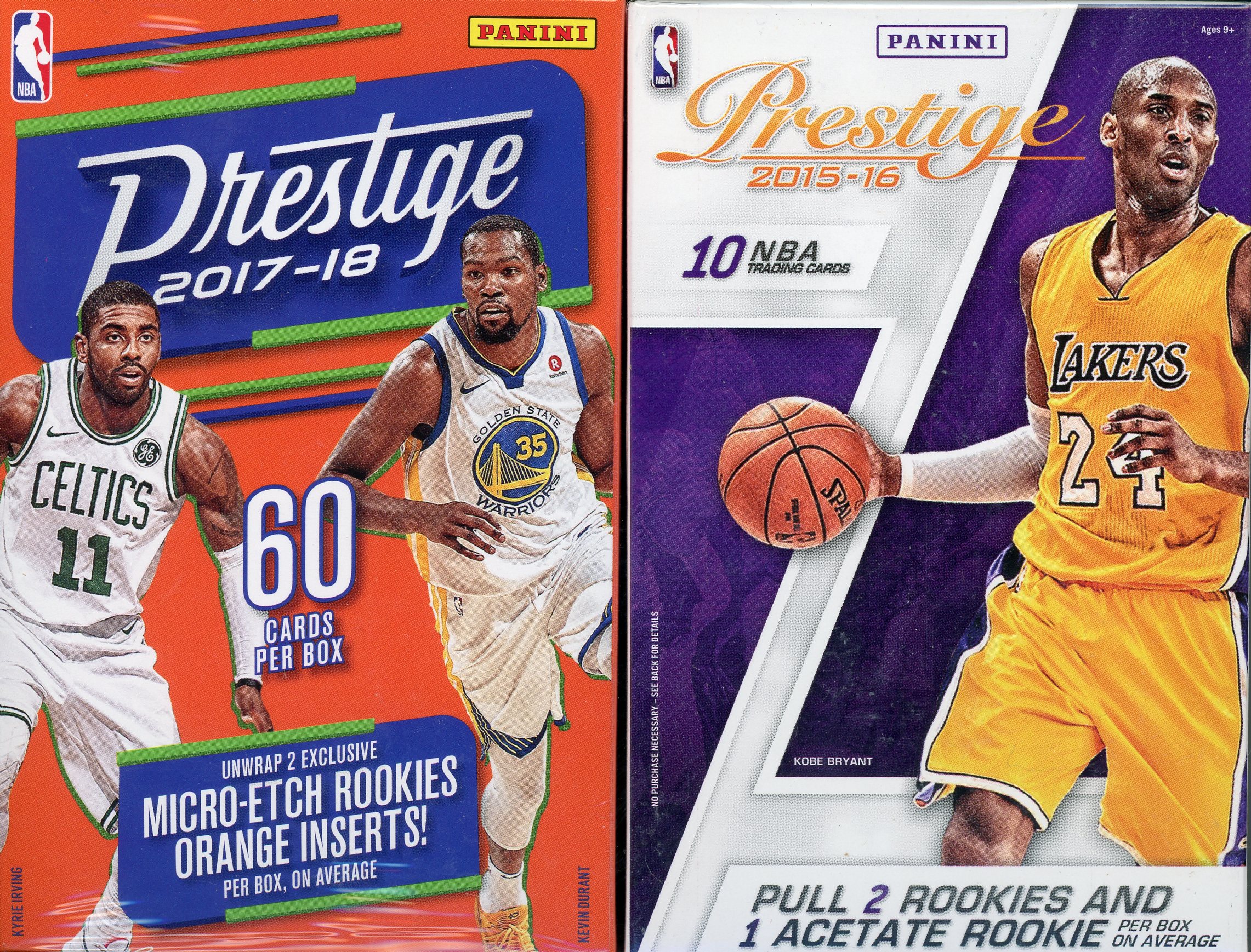 Lot of (2) Basketball Hanger Boxes with 2017-18 Panini Prestige & 2015-16 Panini Prestige at PristineAuction.com Lot of (2) Basketball Hanger Boxes with 2017-18 Panini Prestige & 2015-16 Panini Prestige at PristineAuction.com