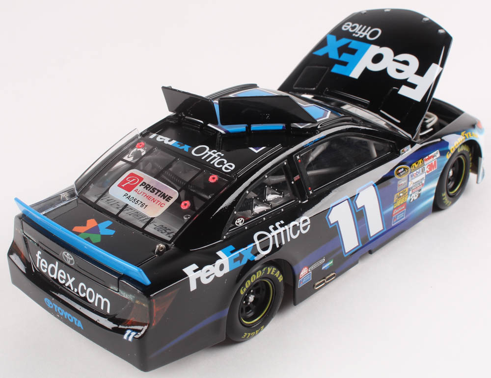 Denny Hamlin Signed 2014 NASCAR #11 FedEx Office - 1:24 Premium Action Diecast Car (PA COA) at PristineAuction.com Denny Hamlin Signed 2014 NASCAR #11 FedEx Office - 1:24 Premium Action Diecast Car (PA COA) at PristineAuction.com